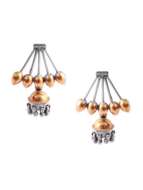 handcrafted gold earring - 18137959 - Standard Image - 0