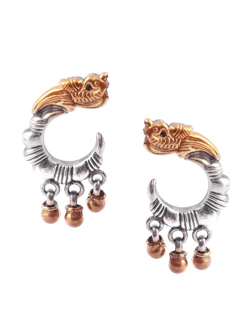 handcrafted gold earring - 18137960 - Standard Image - 0