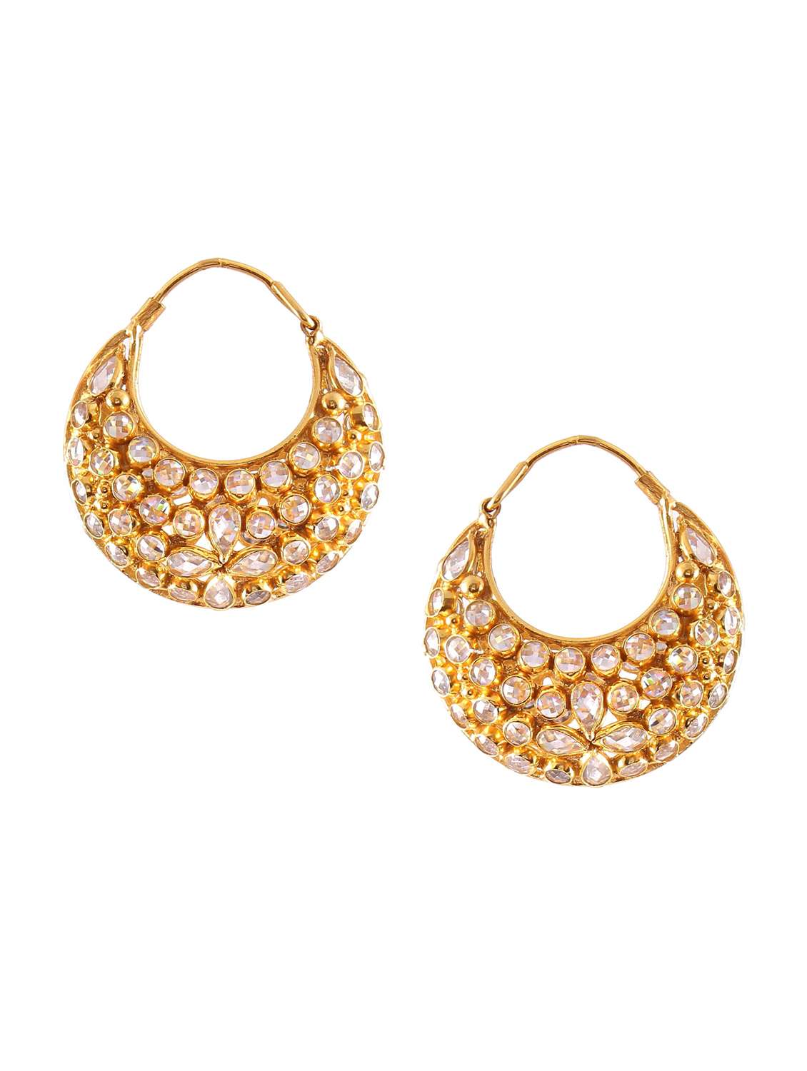handcrafted gold earring - 18137965 - Zoom Image - 0