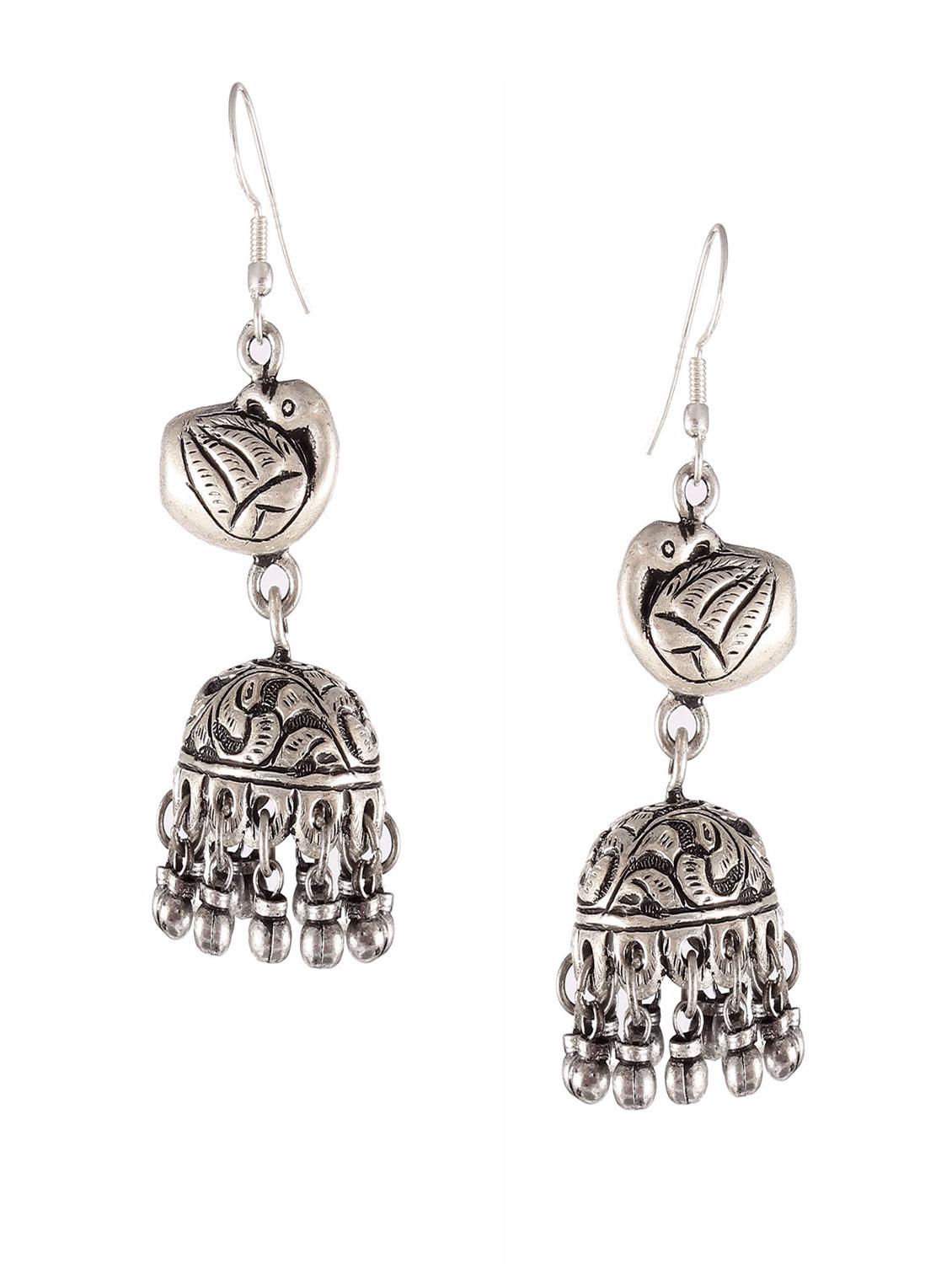 silver drop earring - 18137970 - Zoom Image - 0
