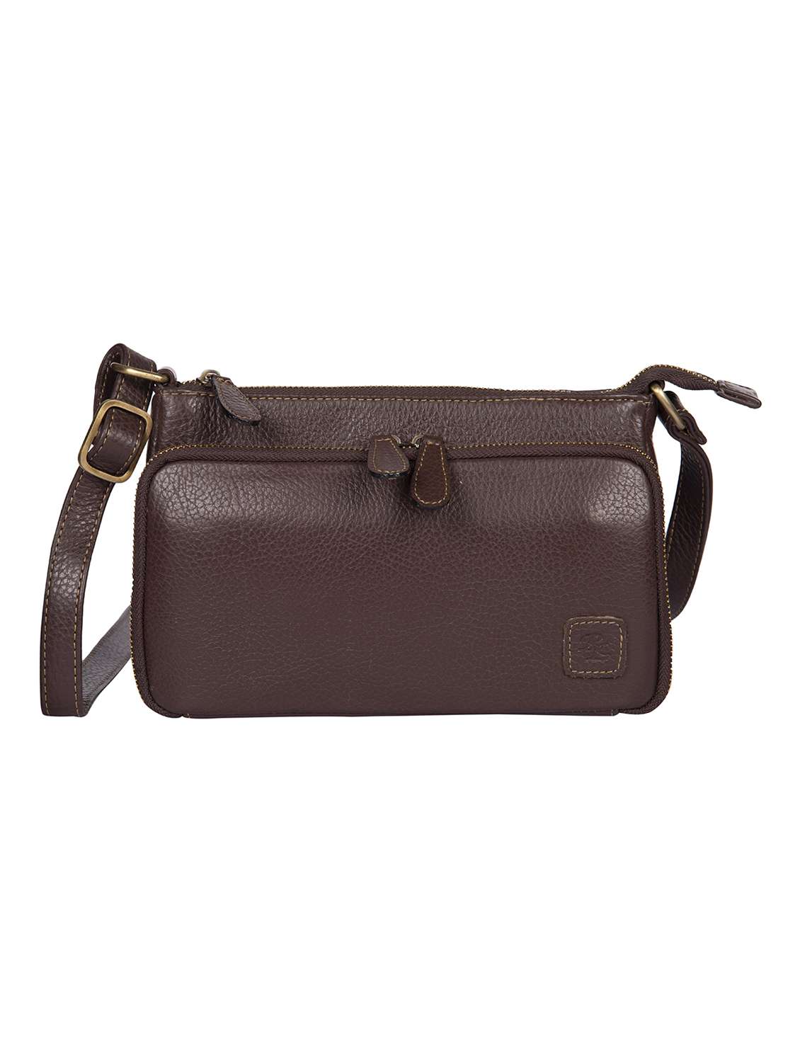 brown leather sling bag - 18138243 - Zoom Image - 0