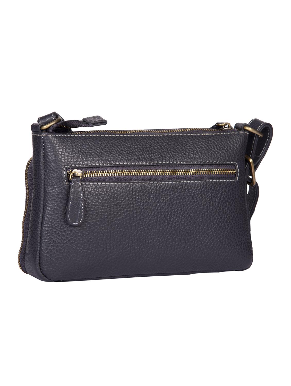 grey leather sling bag - 18138245 -  Standard Image - 1