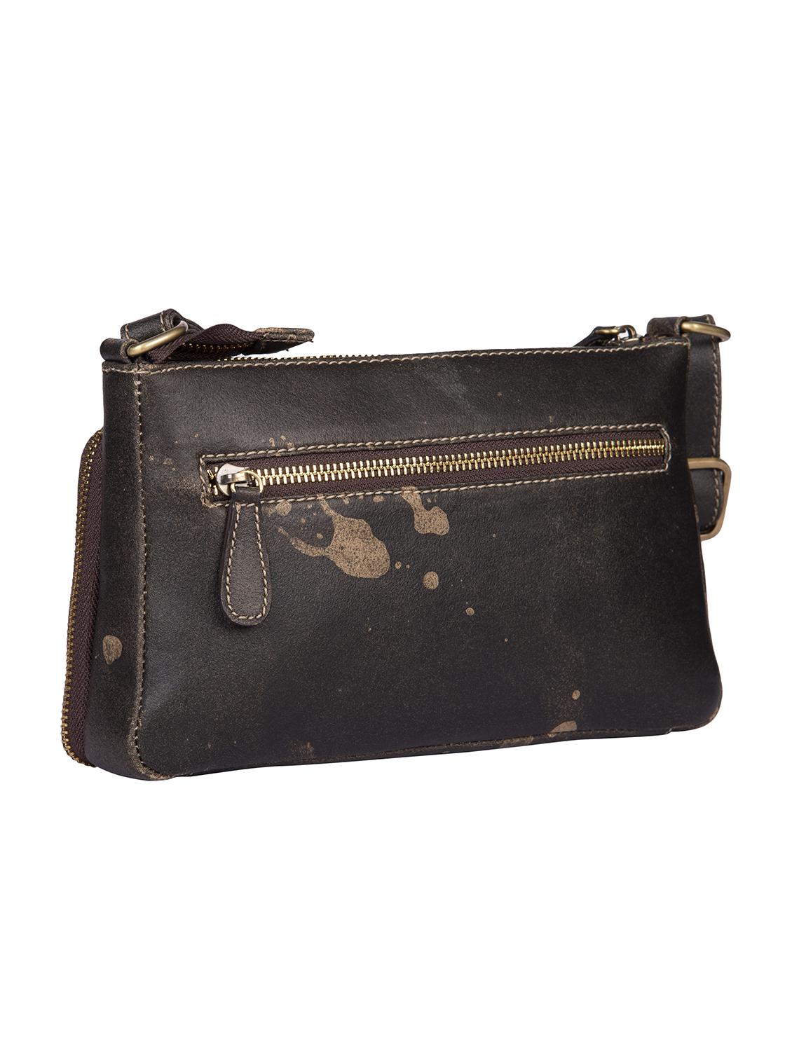 gold suede sling bag - 18138248 - Standard Image - 1