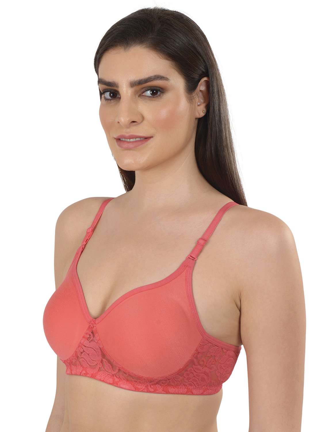 orange solid t-shirt bra - 18138439 -  Standard Image - 1