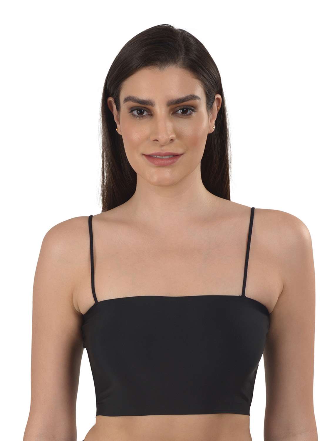 black solid bralette bra