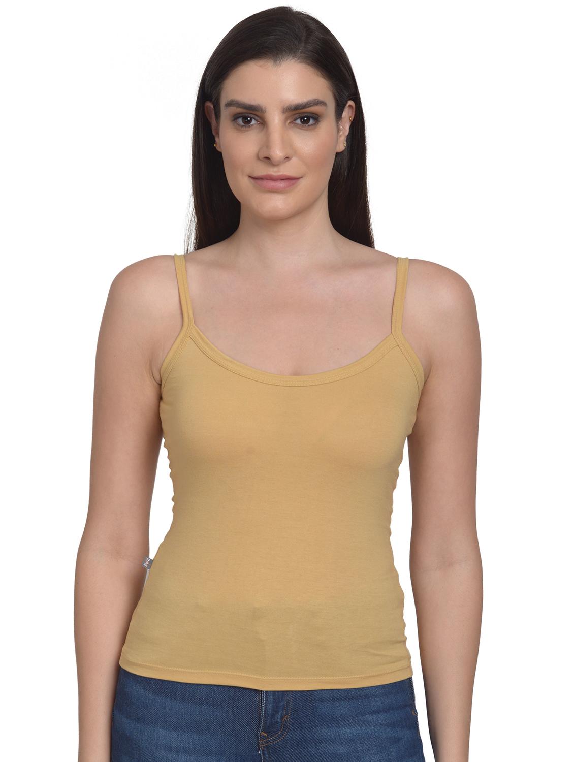 beige viscose camisole