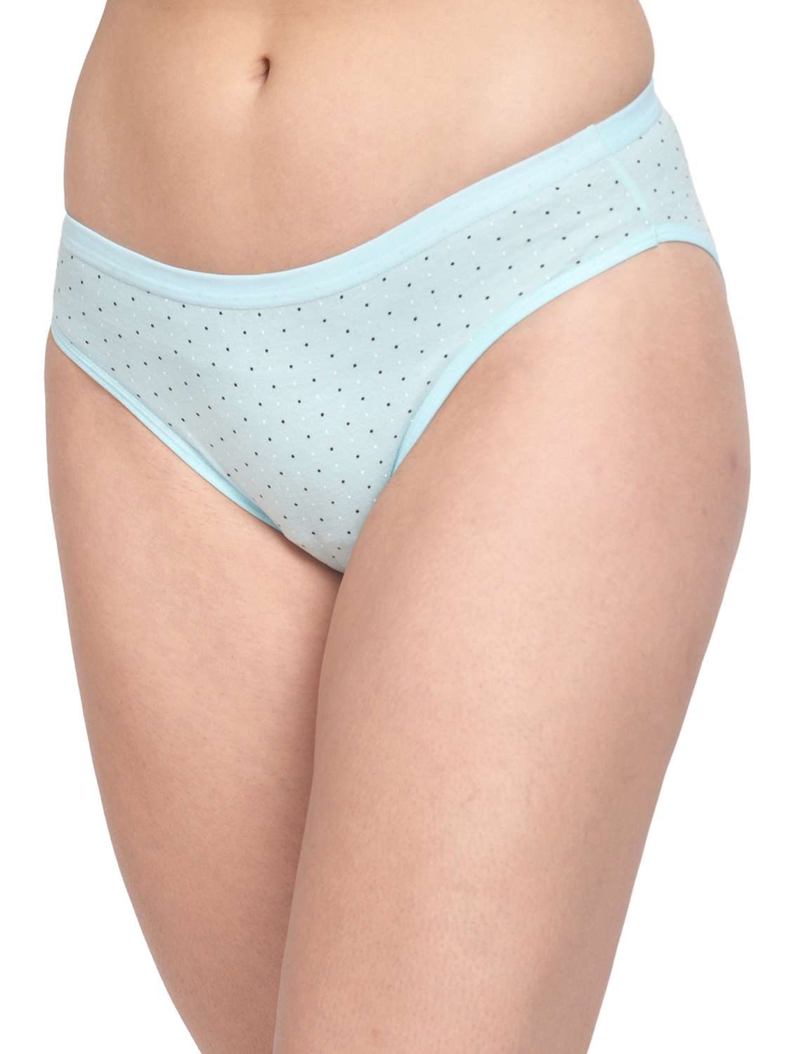 blue cotton regular panty - 18138518 - Standard Image - 1