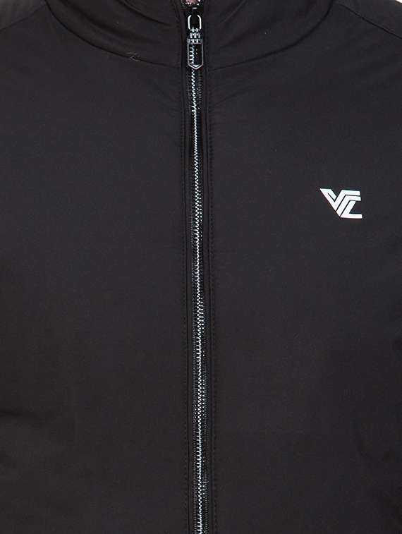 black polyester bomber jacket - 18139890 -  Standard Image - 4