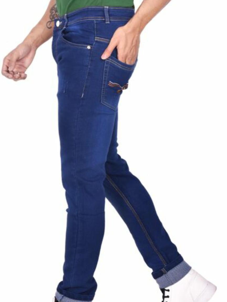 dark blue denim jeans - 18140978 - Standard Image - 1