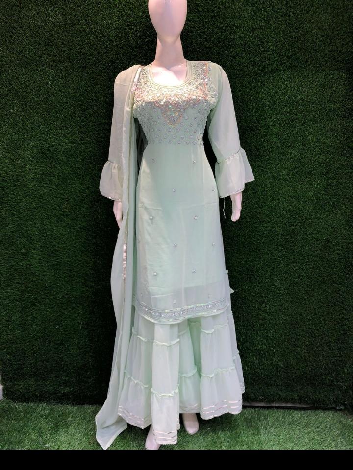 ladies sharara - 18141145 - Standard Image - 1