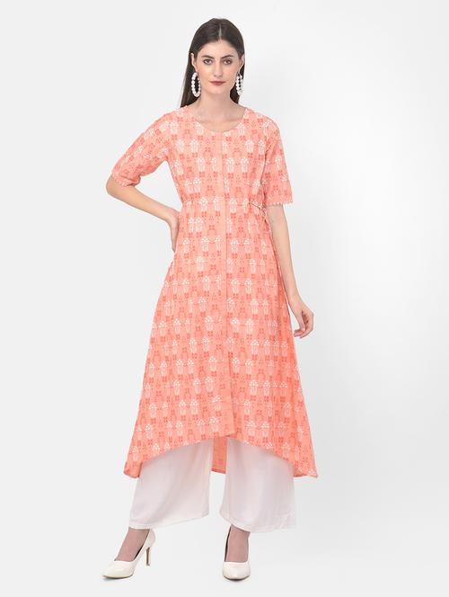 women's asymmetric kurta - 18141335 - Standard Image - 0