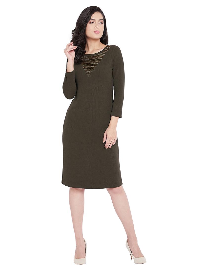 women's bodycon knee length dress - 18141647 - Zoom Image - 0