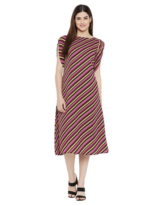 women's striped dress - 18141665 - Standard Image - 0