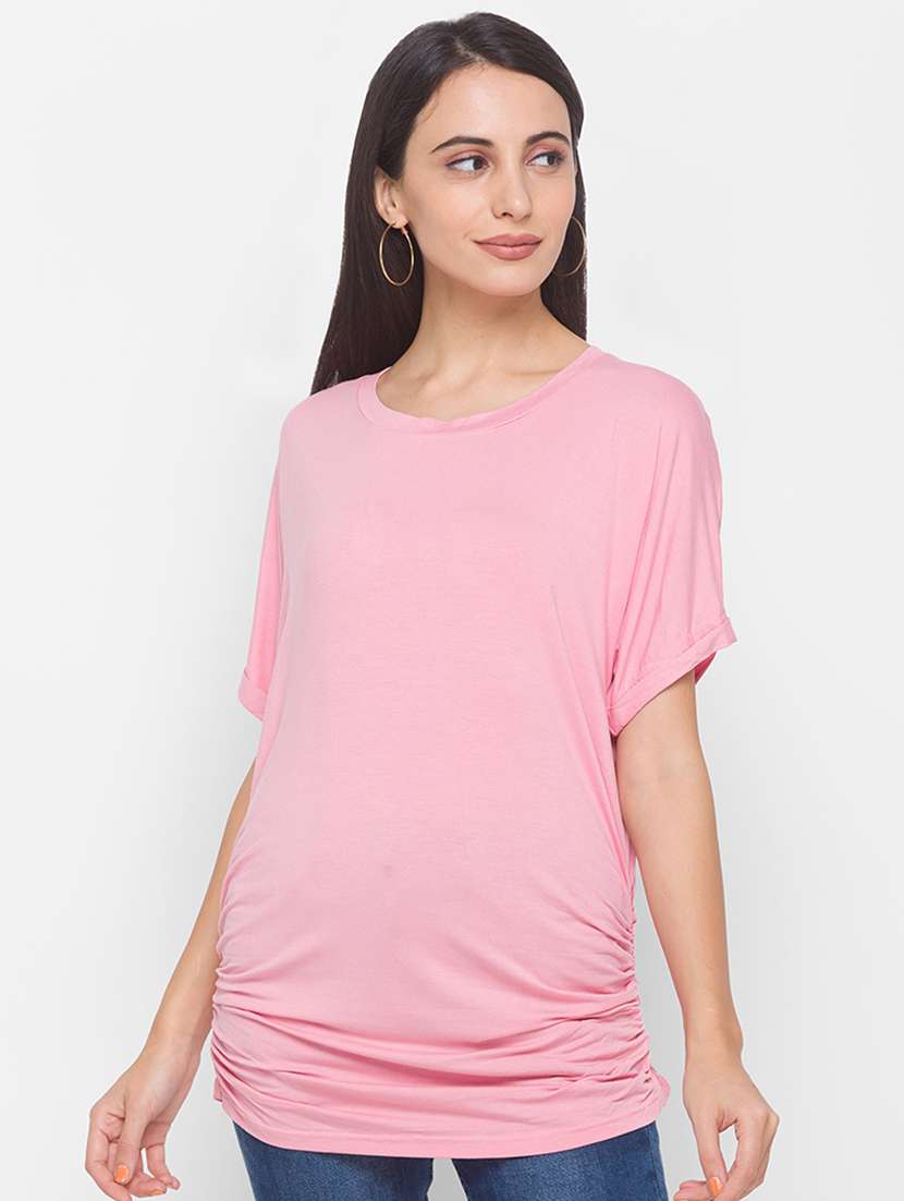 women's plain round neck t-shirt