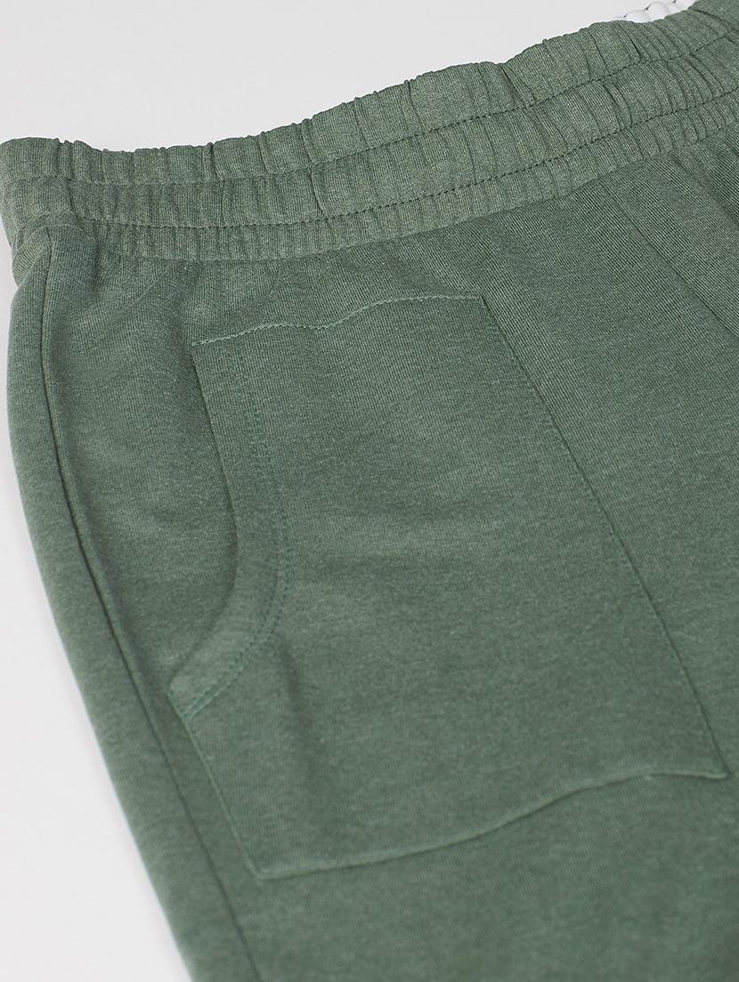 green cotton track pants - 18144947 - Standard Image - 4