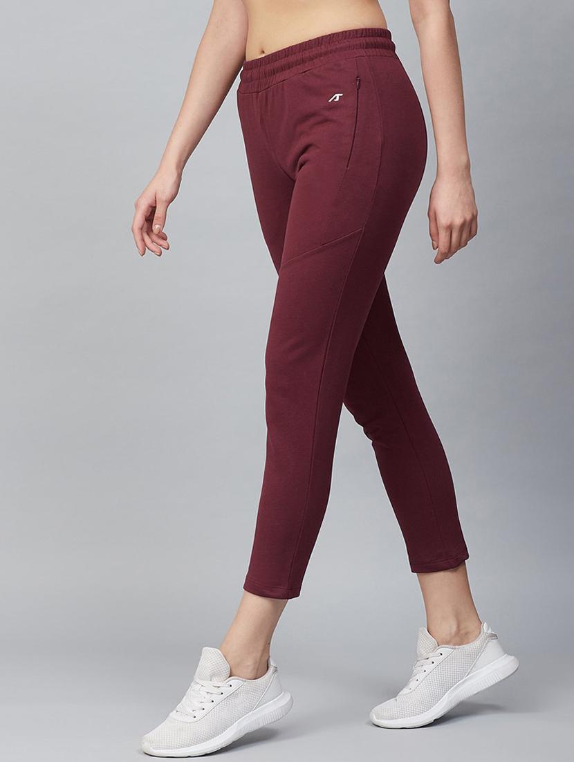 red cotton track pants - 18144949 -  Standard Image - 1
