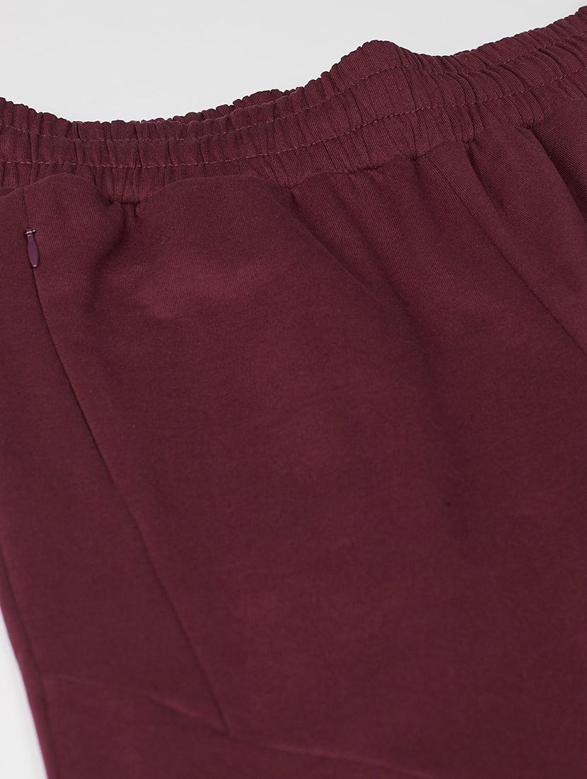 red cotton track pants - 18144949 - Standard Image - 4
