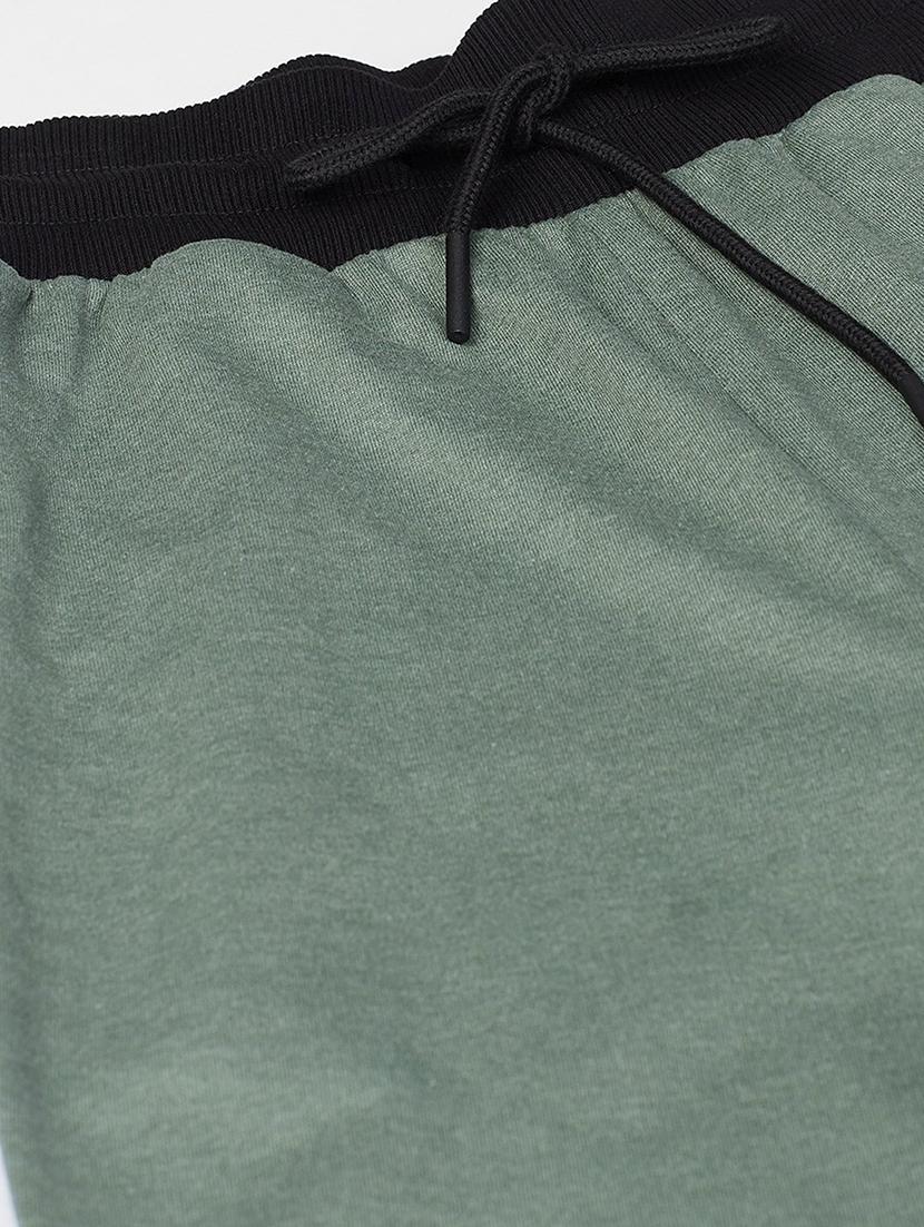 green cotton track pants - 18144951 - Standard Image - 4