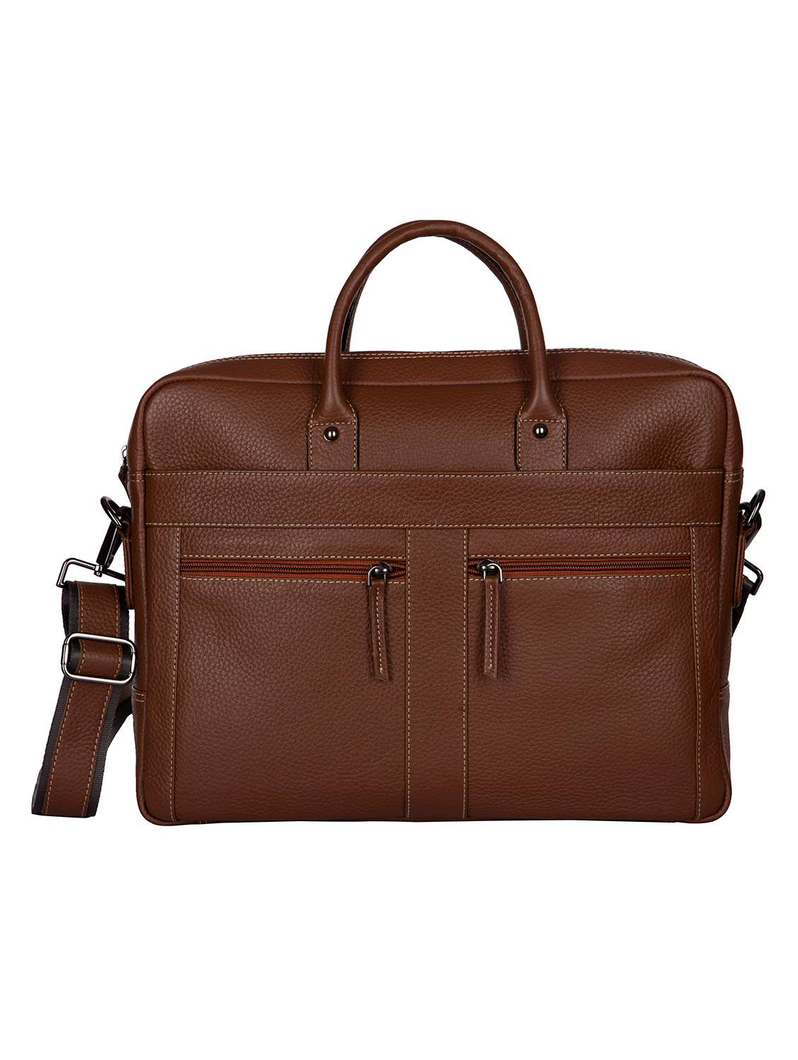 tan leather laptop bag