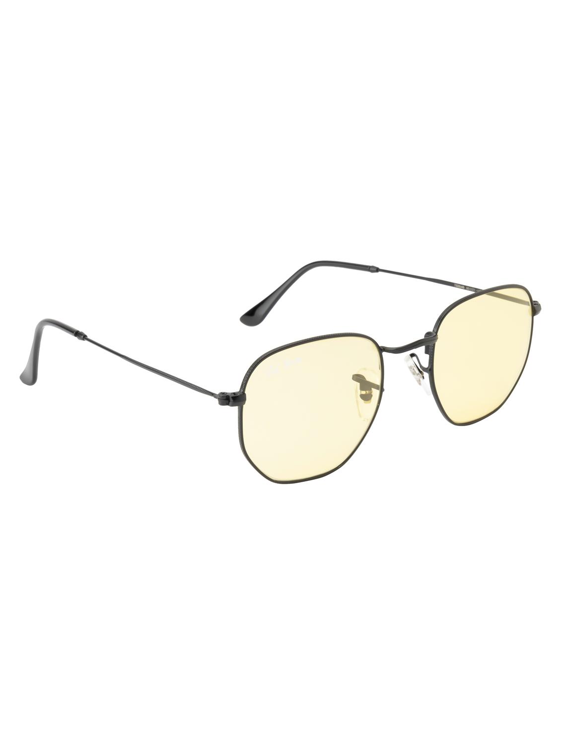 hexon by ted smith hexagonal uv protection sunglasses for men women glass lens metal frame - 18145725 - Standard Image - 1