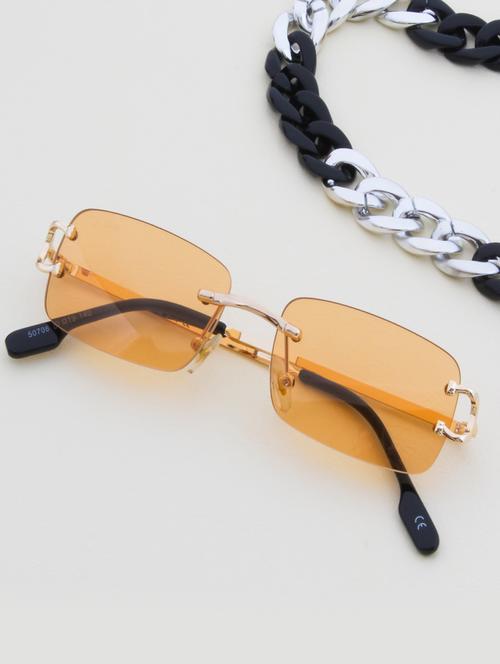 clasique by ted smith uv protection rectangular sunglasses stylish latest trending for men women (50) - 18145793 -  Standard Image - 0