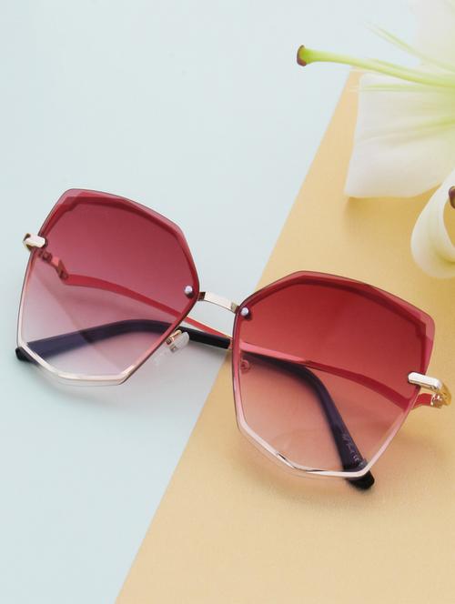 diamond by ted smith uv protection square women sunglasses for ladies girls stylish |50| - 18146335 - Standard Image - 0