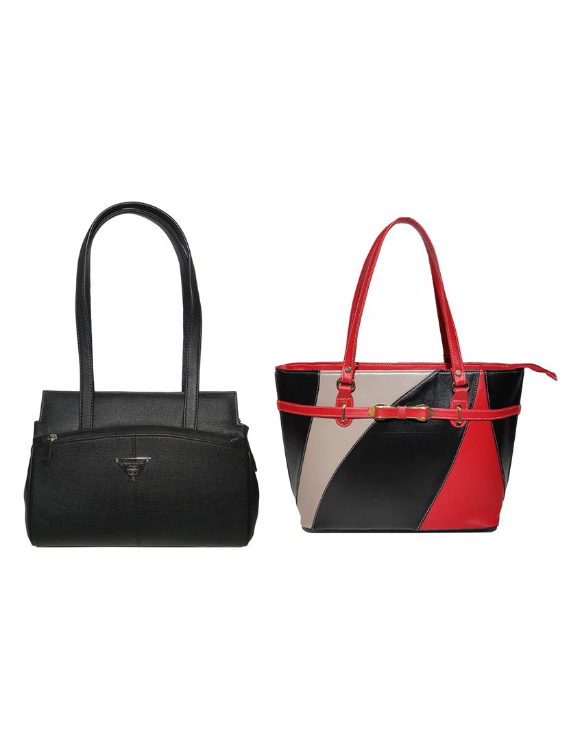 multi colored leatherette (pu) combo handbag - 18146349 - Zoom Image - 0