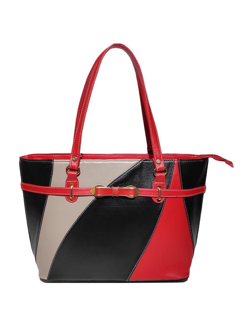 multi colored leatherette (pu) combo handbag - 18146355 - Standard Image - 4