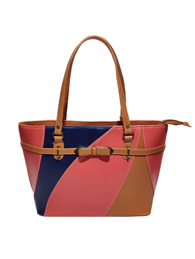 multi colored leatherette (pu) combo handbag - 18146366 - Standard Image - 4
