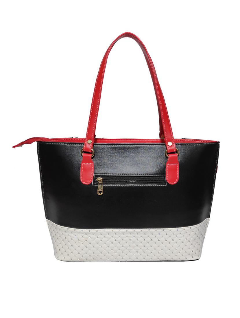 multi colored leatherette (pu) combo handbag - 18146405 - Standard Image - 1