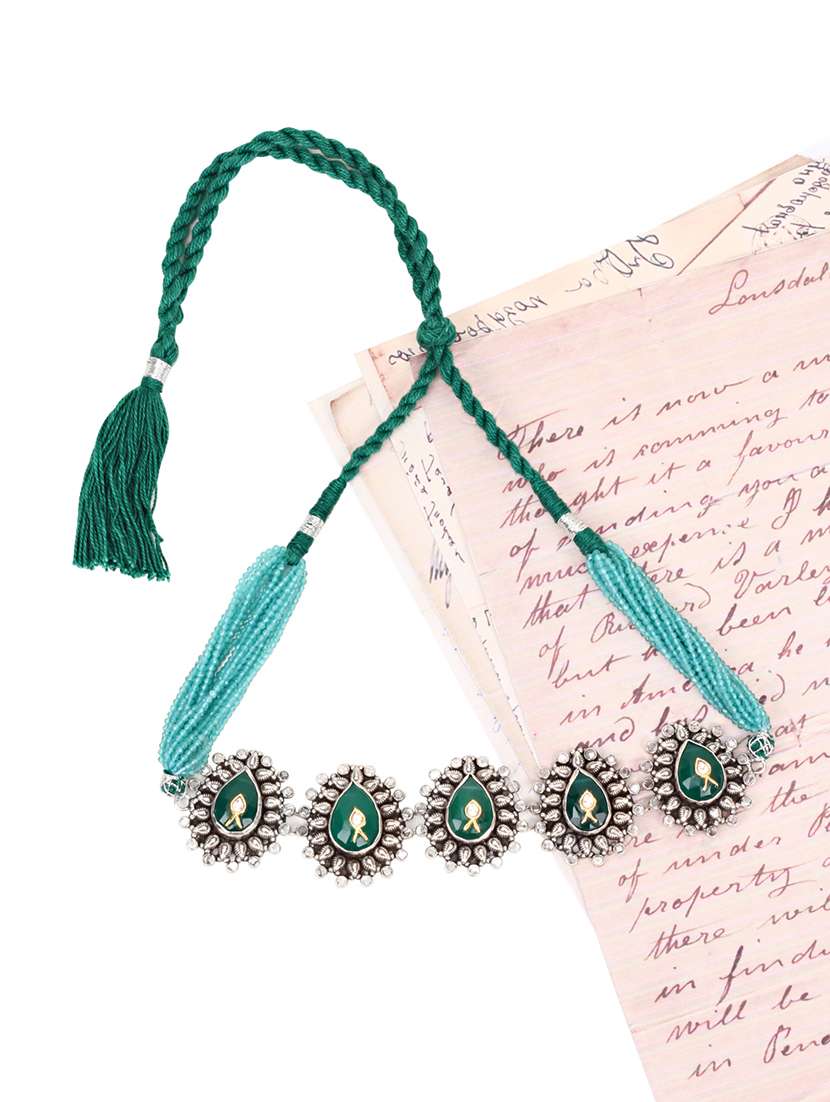 silver handcrafted necklace