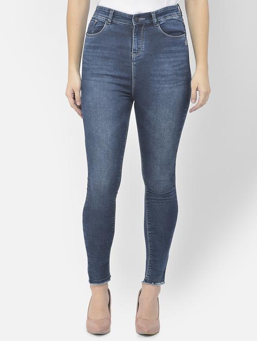 women's plain skinny fit jeans - 18152238 -  Standard Image - 0