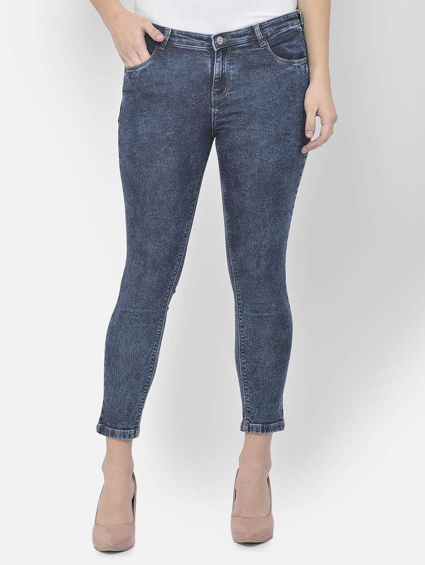 women's plain skinny fit jeans