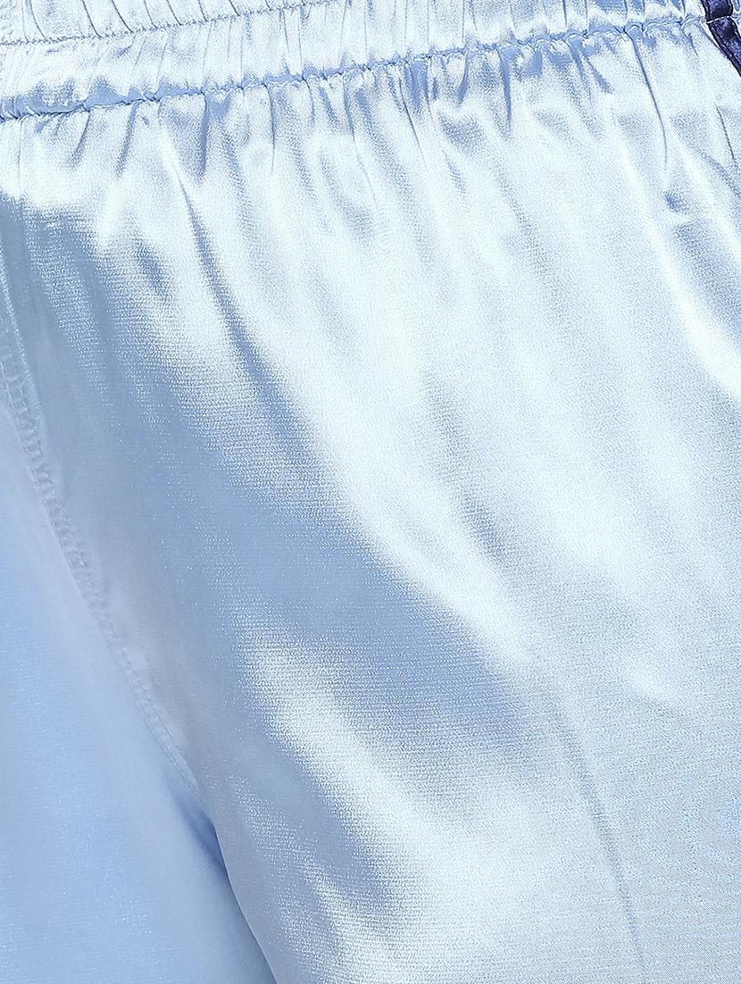 light blue viscose pyjama set nightwear - 18153091 - Standard Image - 4