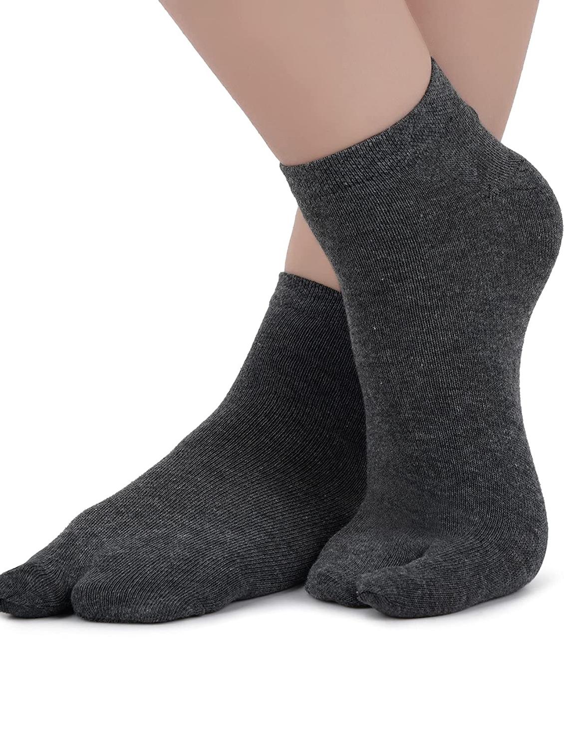 pack of 3 grey cotton ankle length sock - 18157567 - Standard Image - 1