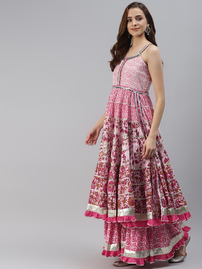 printed kurta sharara set with dupatta - 18163092 - Standard Image - 1