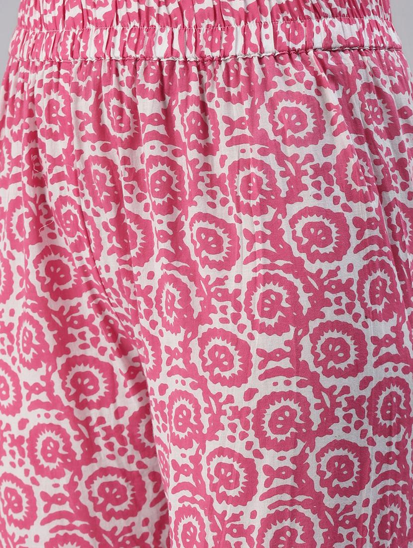 printed kurta sharara set with dupatta - 18163092 - Standard Image - 4