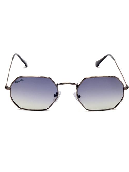 roadies rd-106-c3 octagonal polarised sunglasses uv400 - 18164380 -  Standard Image - 0