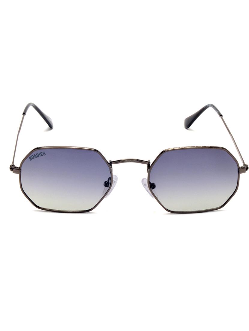 roadies rd-106-c3 octagonal polarised sunglasses uv400 - 18164380 -  Zoom Image - 0