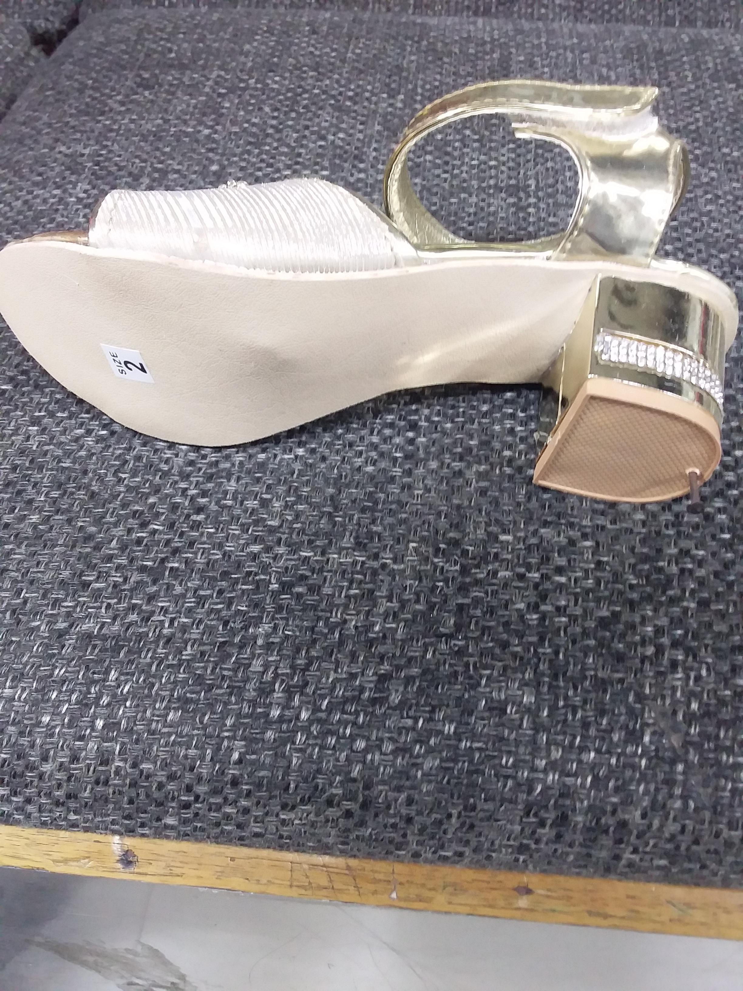 sandels with heals party wear for  - 18164414 -  Standard Image - 1