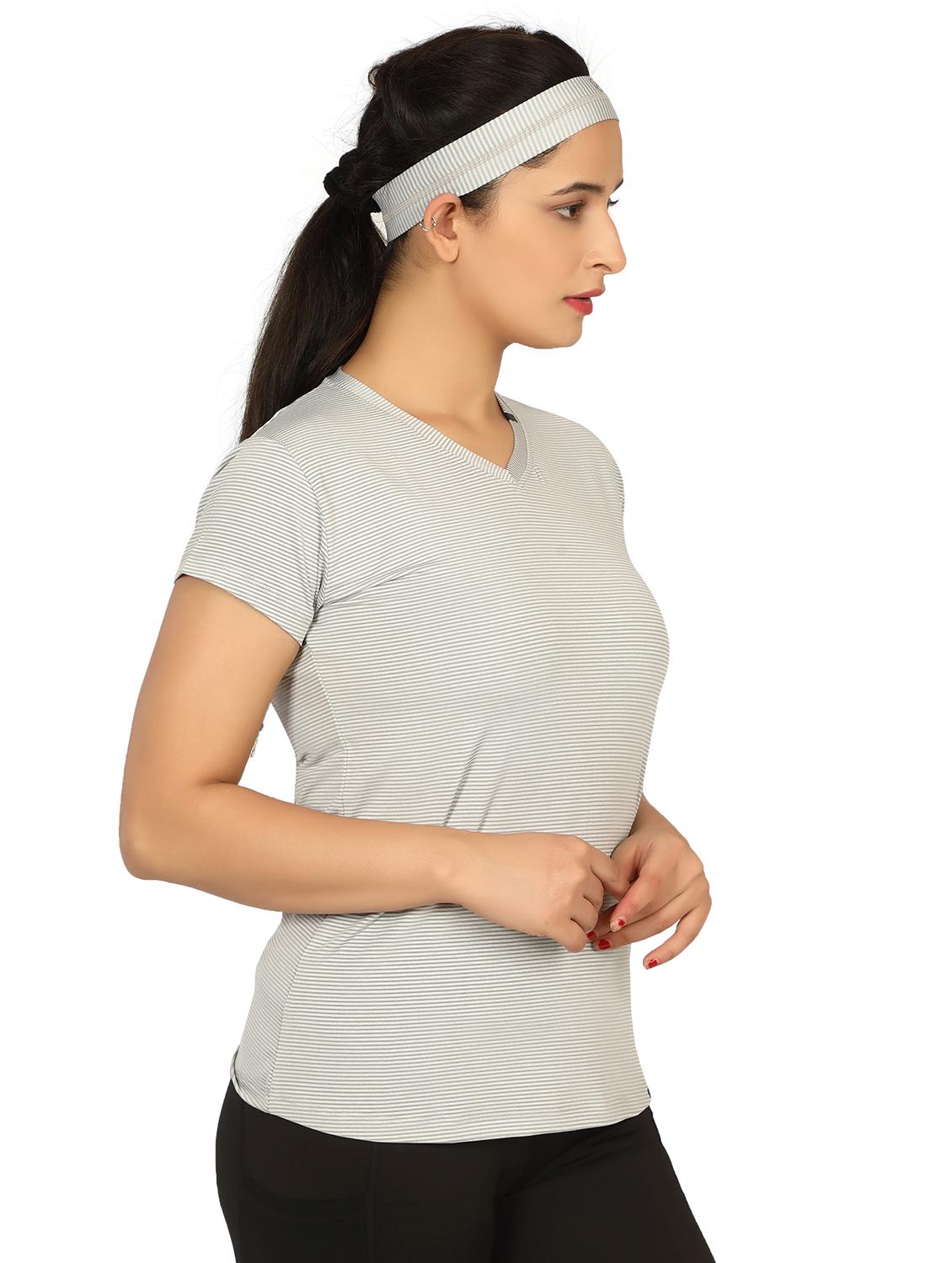 v-neck striped tee - 18164633 -  Standard Image - 1