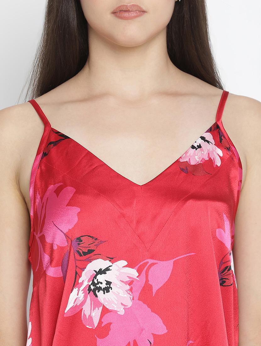 cami neck satin sleepshirt - 18164698 - Standard Image - 4