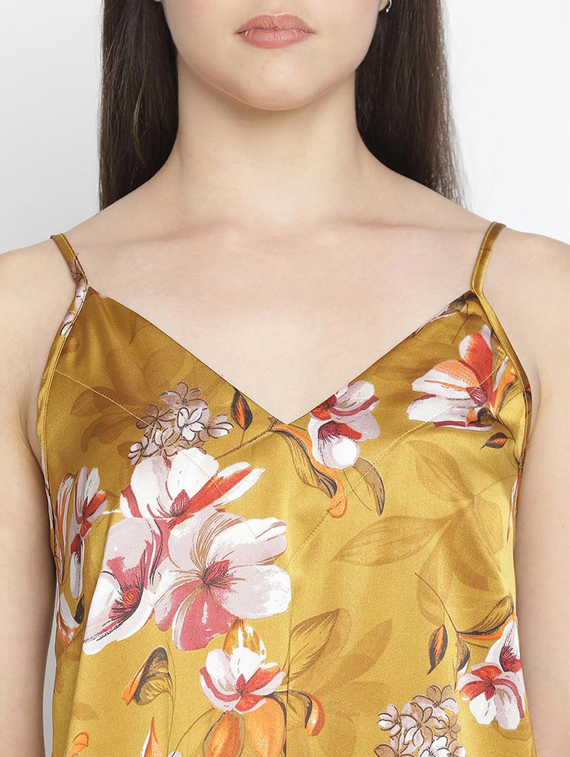 cami neck satin sleepshirt - 18164699 - Standard Image - 4