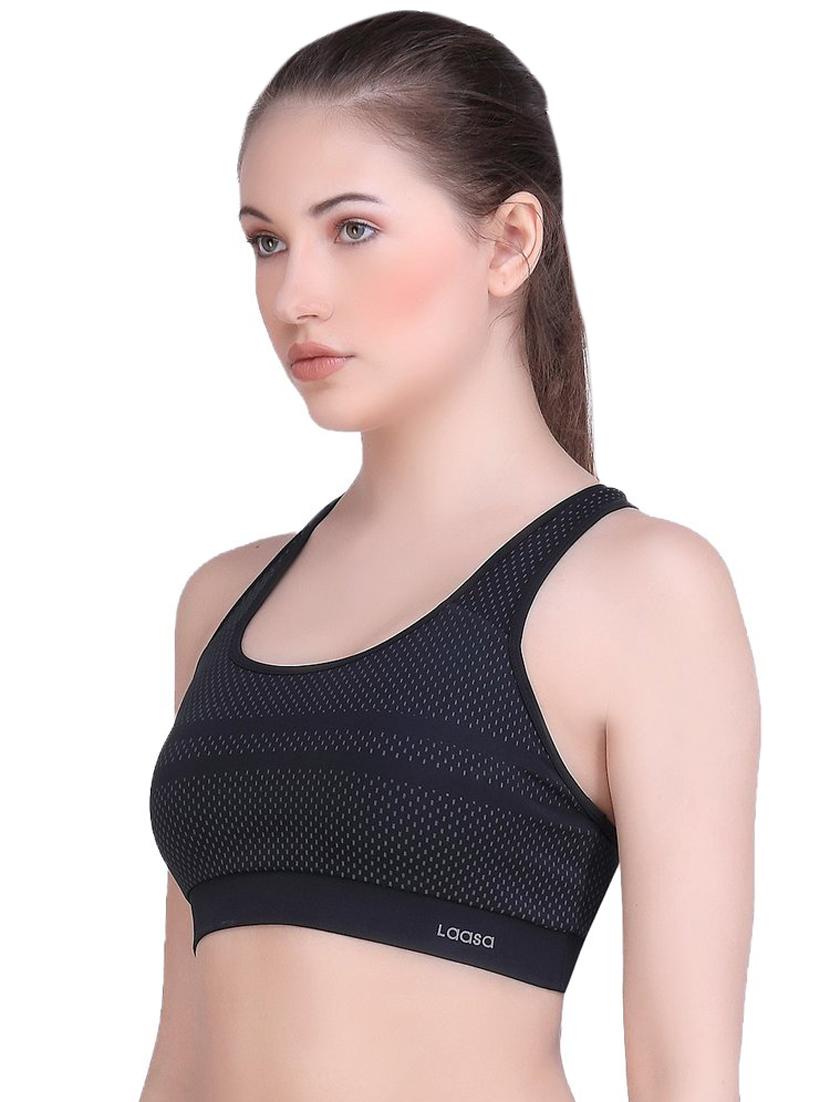 racer back sports bra - 18169079 - Standard Image - 1