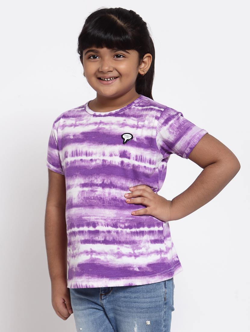 purple printed regular tee - 18169150 -  Standard Image - 1
