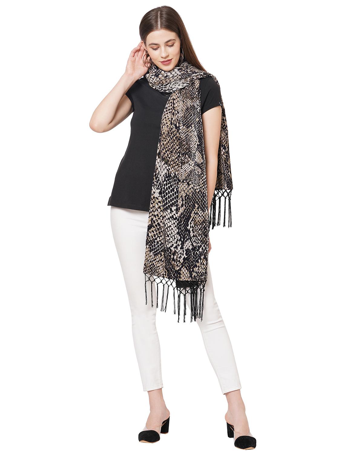 velvet scarf - 18169298 - Zoom Image - 0