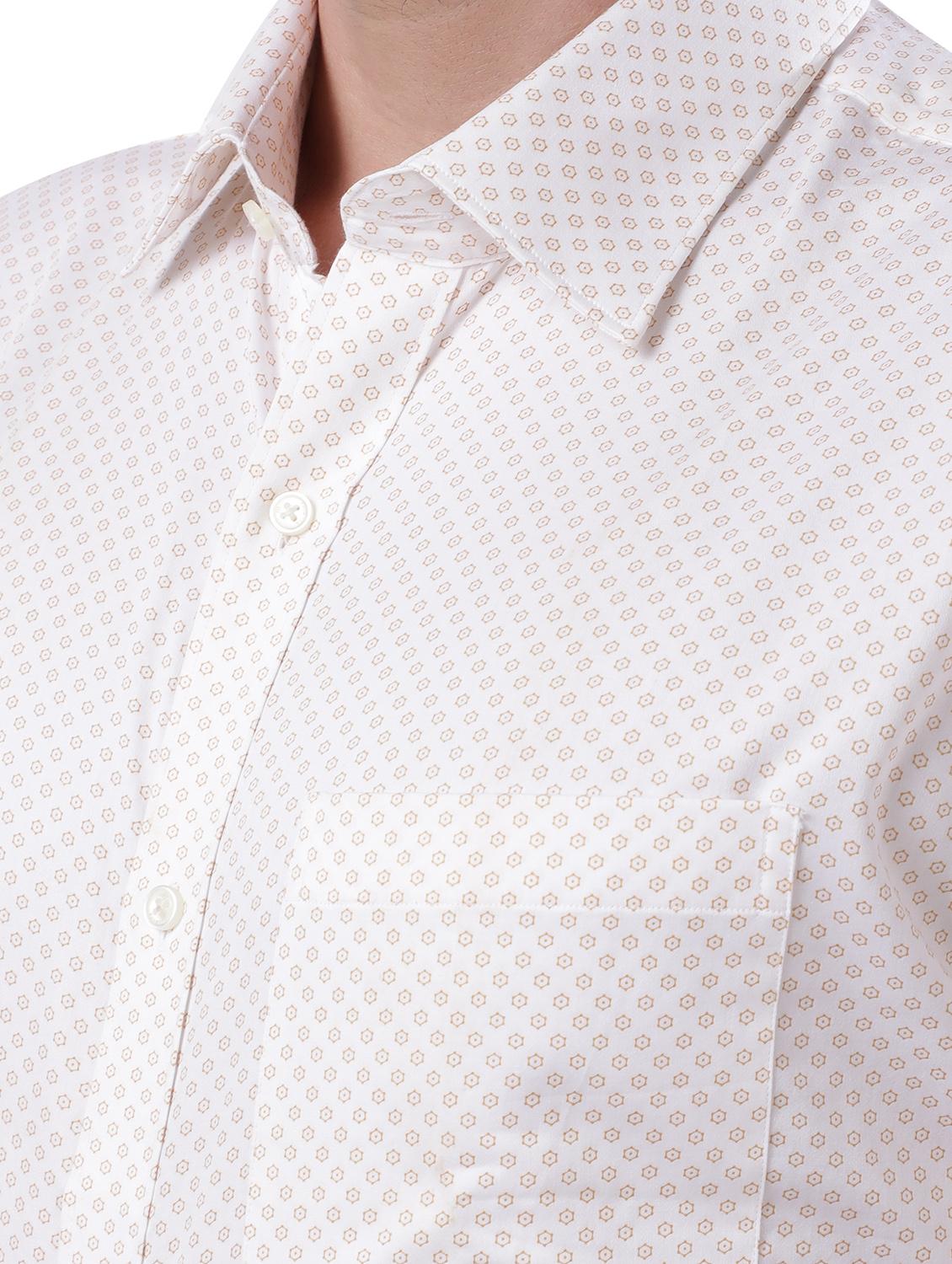 yellow printed formal shirt - 18169949 - Standard Image - 4