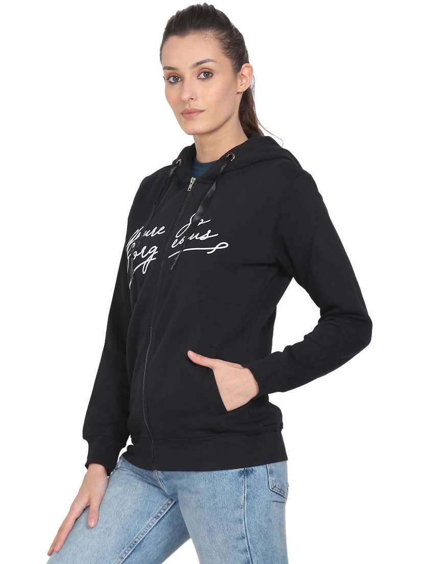 women's chest print sweatshirt - 18170698 -  Standard Image - 1