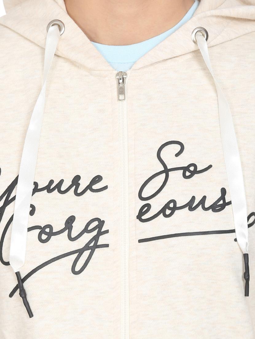 women's chest print sweatshirt - 18170699 - Standard Image - 4