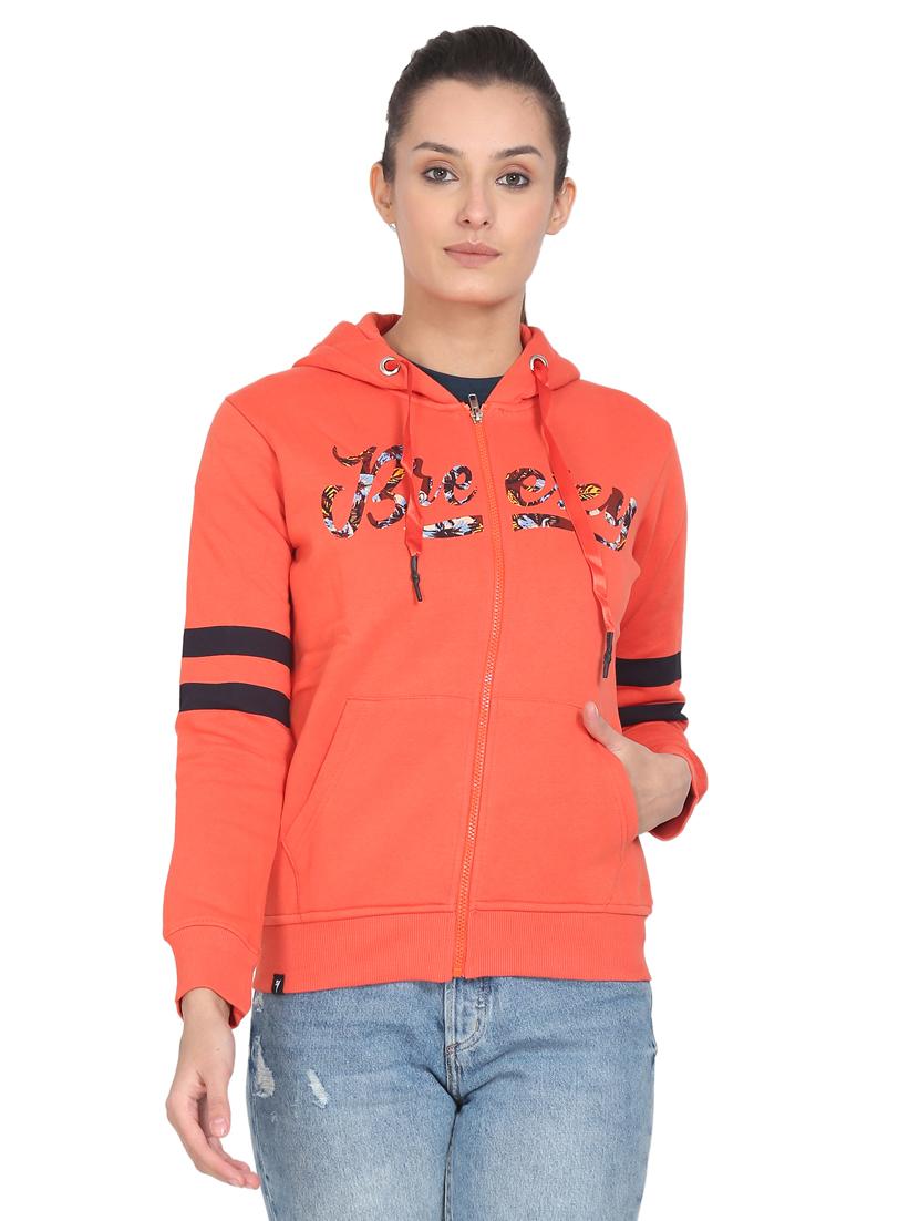 women's chest print sweatshirt - 18170704 -  Zoom Image - 0